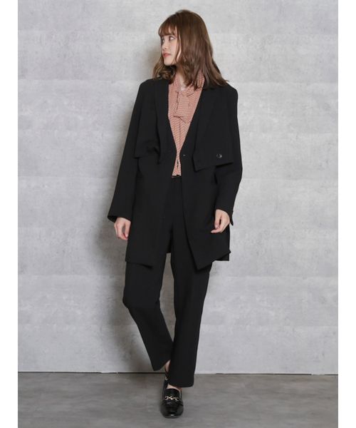 dazzlin（ダズリン）の「マニッシュロングパンツ（その他パンツ・レディース・キャメル/その他1/ブラック・FREE）」の8枚目の写真