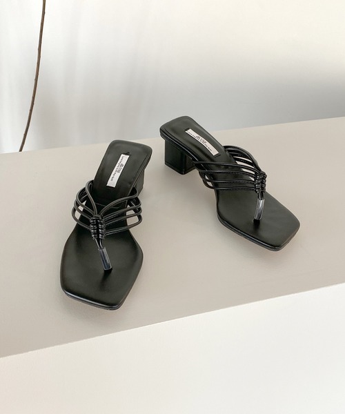 chuclla(チュクラ)の「Strap thongs sandals sb-6 chs71(サンダル・レディース・ホワイト/ブラック/ベージュ・40/38/39/36/37)」の14枚目の写真