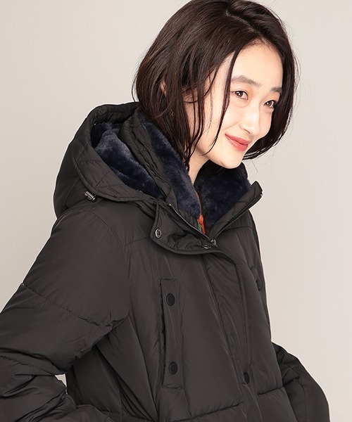 Desigual(デシグアル)の「パッド入り長オーバーコート SVETA(カバーオール・レディース・ブラック/レッド・2L/S/M/L)」の12枚目の写真