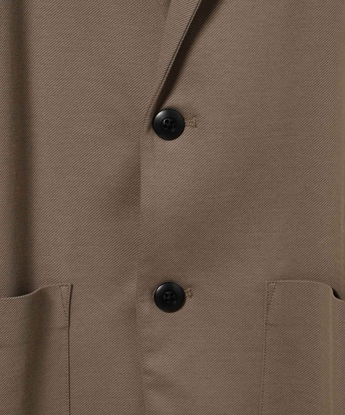 ADAM ET ROPE'（アダムエロペ）の「【NORITAKE】ニットデニーロジャケット（テーラードジャケット・メンズ・イエロー系その他3/ブラック・L/M/S）」の9枚目の写真