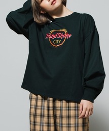 WEGO | WEGO/ボリュームスリーブ刺繍ロンT(Tシャツ/カットソー)