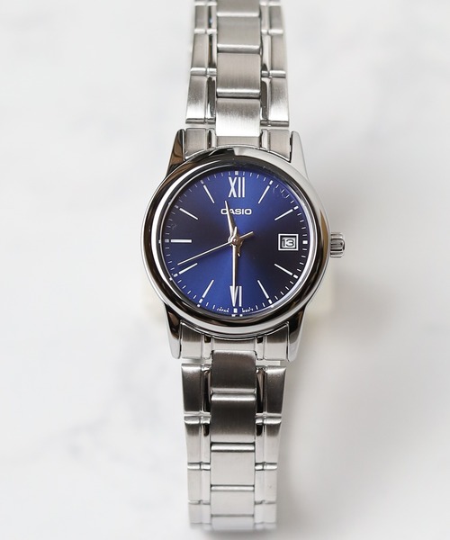 CASIO(カシオ)の「【CASIO】クラシックドレス カラーフェイス(アナログ腕時計・レディース・ピンク/ブラック系その他/ネイビー/ブルー/ブラック/シルバー/シルバー系その他2・FREE)」の3枚目の写真