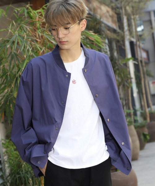 MGV(エムジーヴィー)の「マイクロリブブルゾン(ブルゾン・メンズ・ブルー/パープル/ブラウン/ブラック・SMALL/MEDIUM/LARGE)」の3枚目の写真