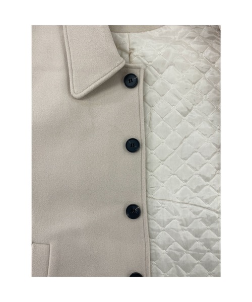 ABITOKYO（アビトーキョー）の「袖タック バックスリットロングコート（チェスターコート・レディース・ブラック/ブルー/ライトグリーン/グレー/ボルドー/ベージュ/ブルーグレー/ブラウン・S/M/L）」の16枚目の写真