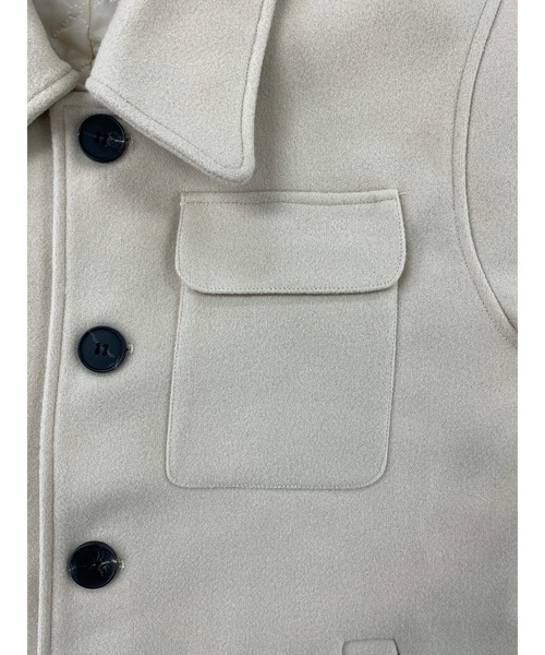 ABITOKYO（アビトーキョー）の「袖タック バックスリットロングコート（チェスターコート・レディース・ブラック/ブルー/ライトグリーン/グレー/ボルドー/ベージュ/ブルーグレー/ブラウン・S/M/L）」の17枚目の写真