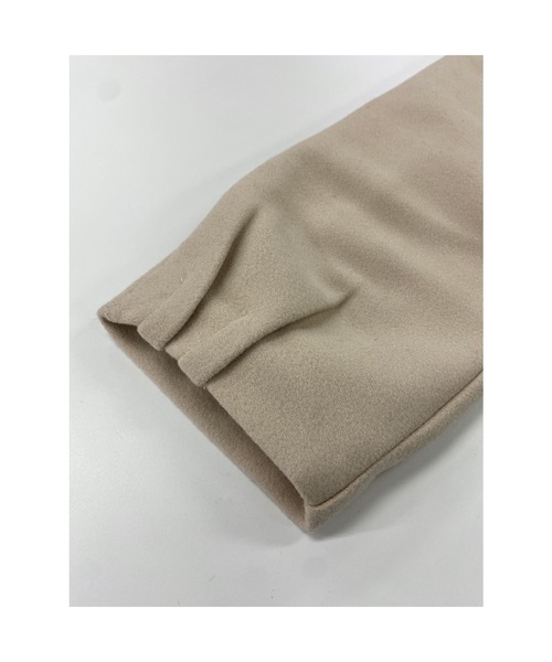 ABITOKYO（アビトーキョー）の「袖タック バックスリットロングコート（チェスターコート・レディース・ブラック/ブルー/ライトグリーン/グレー/ボルドー/ベージュ/ブルーグレー/ブラウン・S/M/L）」の20枚目の写真