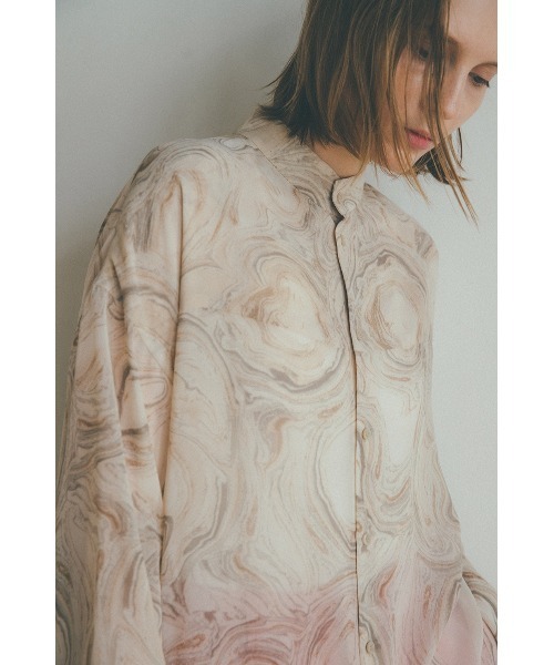 CLANE（クラネ）の「MARBLE DOUBLE FACE TOPS（シャツ/ブラウス）」 - WEAR