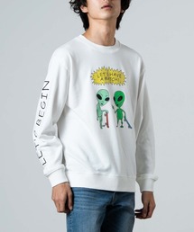 WEGO | WEGO/エイリアンプリントプルオーバー(スウェット)