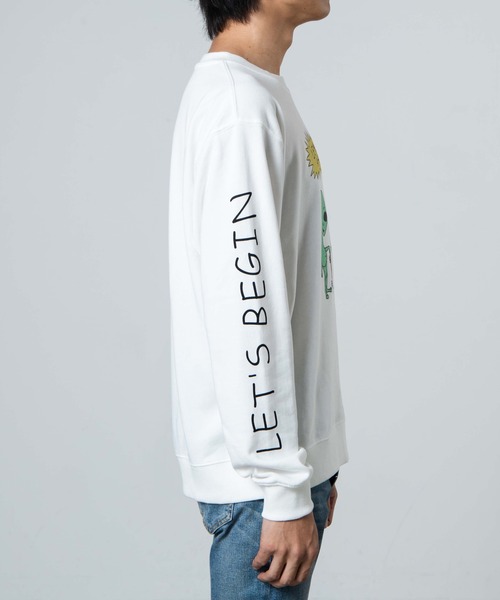 WEGO（ウィゴー）の「WEGO/エイリアンプリントプルオーバー（スウェット・メンズ・ホワイト/ブラック・MEDIUM/LARGE）」の12枚目の写真