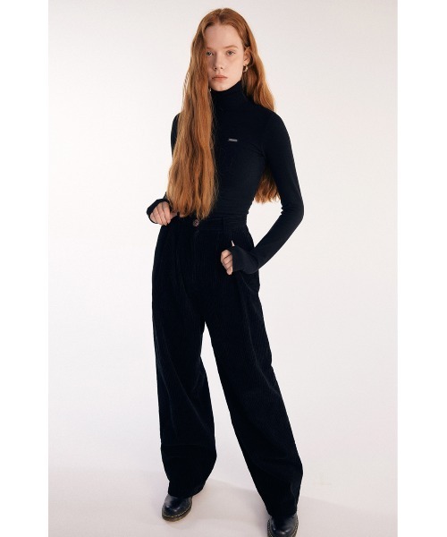 SCULPTOR（スカルプター）の「WIDE PIN TUCK CORDUROY PANTS