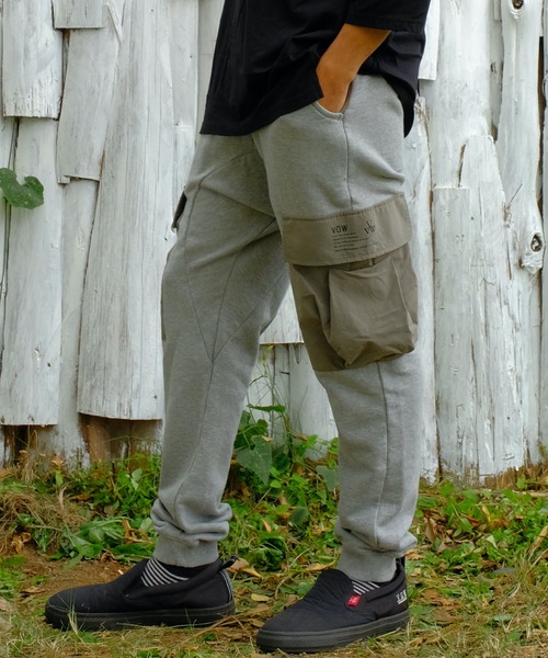 VIRGOwearworks(ヴァルゴウェアワークス)の「VGW SWEAT JOGGER CARGO(スウェットパンツ・メンズ・ブラック/グレー・2/3/4)」の6枚目の写真
