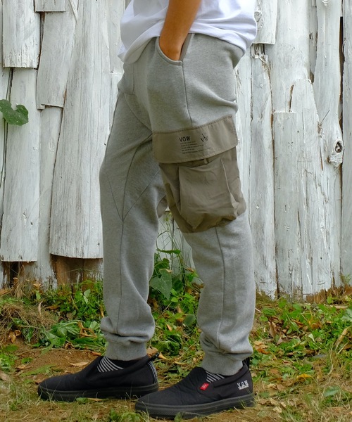 VIRGOwearworks(ヴァルゴウェアワークス)の「VGW SWEAT JOGGER CARGO(スウェットパンツ・メンズ・ブラック/グレー・2/3/4)」の8枚目の写真