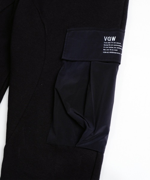 VIRGOwearworks(ヴァルゴウェアワークス)の「VGW SWEAT JOGGER CARGO(スウェットパンツ・メンズ・ブラック/グレー・2/3/4)」の12枚目の写真