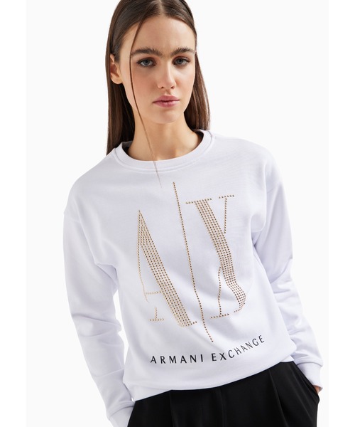 洗練されたデザイン　アルマーニエクスチェンジ　ICON　ニットプルオーバー　XL 楽天市場】アルマーニエクスチェンジ ARMANI EXCHANGE