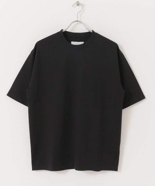URBAN RESEARCH（アーバンリサーチ）の「60/強シルケットスムースTシャツ（Tシャツ/カットソー・メンズ・ホワイト/ブラック/ネイビー・SMALL/MEDIUM/LARGE）」の4枚目の写真
