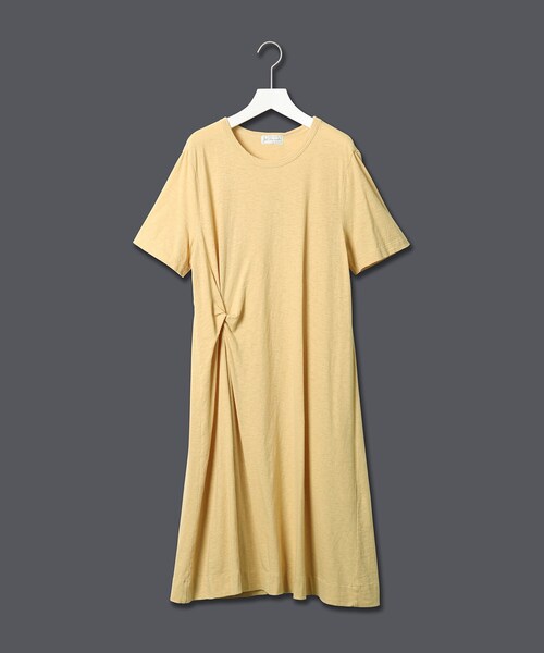 JET(ジェット)の「◆【ウォッシャブル】コットン天竺ツイストデザインワンピース(ワンピース・レディース・ホワイト/レモンイエロー/ブラック・04/06)」の12枚目の写真