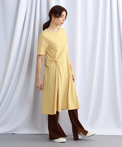 JET(ジェット)の「◆【ウォッシャブル】コットン天竺ツイストデザインワンピース(ワンピース・レディース・ホワイト/レモンイエロー/ブラック・04/06)」の18枚目の写真