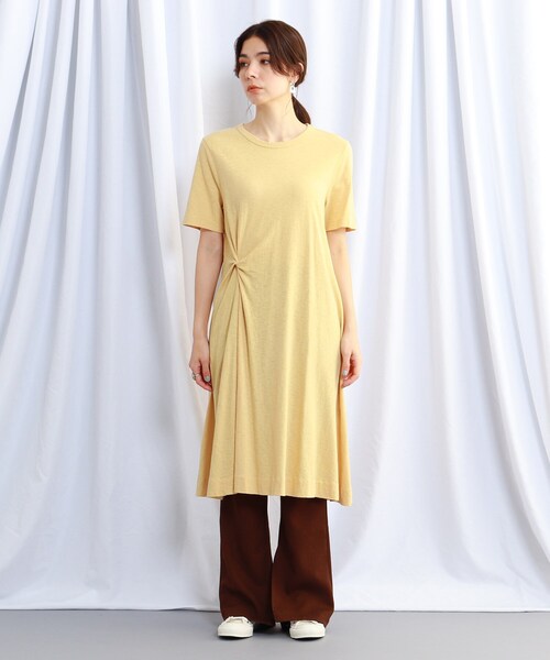 JET(ジェット)の「◆【ウォッシャブル】コットン天竺ツイストデザインワンピース(ワンピース・レディース・ホワイト/レモンイエロー/ブラック・04/06)」の13枚目の写真