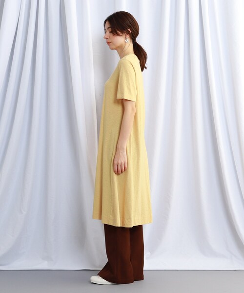 JET(ジェット)の「◆【ウォッシャブル】コットン天竺ツイストデザインワンピース(ワンピース・レディース・ホワイト/レモンイエロー/ブラック・04/06)」の9枚目の写真