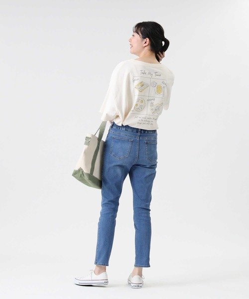 RAG MACHINE（ラグマシーン）の「【RAG MACHINE】イラストプリントＴシャツ（Tシャツ/カットソー・レディース・ライトグレー/オレンジ/オフホワイト・L/M）」の11枚目の写真