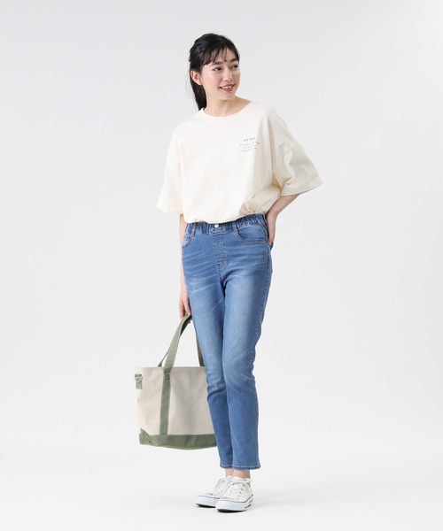 RAG MACHINE（ラグマシーン）の「【RAG MACHINE】イラストプリントＴシャツ（Tシャツ/カットソー・レディース・ライトグレー/オレンジ/オフホワイト・L/M）」の13枚目の写真