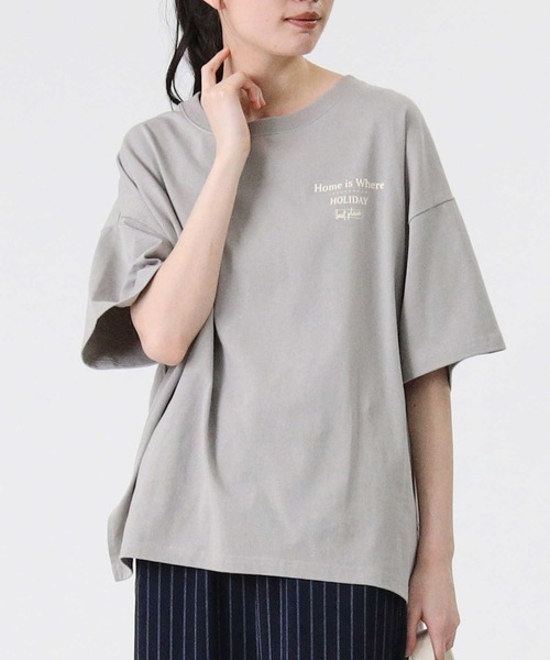 RAG MACHINE（ラグマシーン）の「【RAG MACHINE】イラストプリントＴシャツ（Tシャツ/カットソー・レディース・ライトグレー/オレンジ/オフホワイト・L/M）」の20枚目の写真