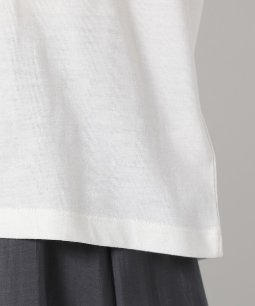 mysty woman（ミスティウーマン）の「デザインロゴTシャツ 947456（Tシャツ/カットソー・レディース・チャコールグレー/オフホワイト/ライム・FREE）」の11枚目の写真