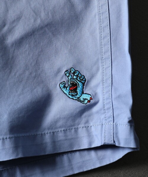 FREAK'S STORE（フリークスストア）の「WEB限定 SANTA CRUZ/サンタクルーズ 別注 SK8 スケーターショーツ/セットアップ対応/レオパード柄（チノパンツ・メンズ・ブラック/ベージュ/サックスブルー/グレー系その他/ブラウン系その他/グレー系その他2・SMALL/MEDIUM/LARGE）」の8枚目の写真