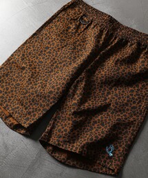 WEB限定 SANTA CRUZ/サンタクルーズ 別注 SK8 スケーターショーツ/セットアップ対応/レオパード柄