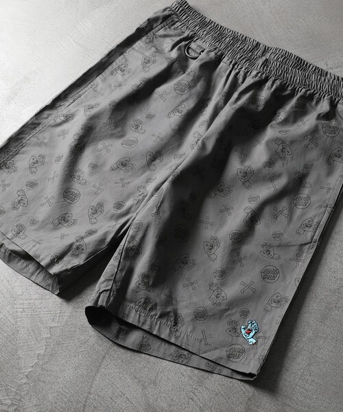 FREAK'S STORE（フリークスストア）の「WEB限定 SANTA CRUZ/サンタクルーズ 別注 SK8 スケーターショーツ/セットアップ対応/レオパード柄（チノパンツ・メンズ・ブラック/ベージュ/サックスブルー/グレー系その他/ブラウン系その他/グレー系その他2・SMALL/MEDIUM/LARGE）」の4枚目の写真