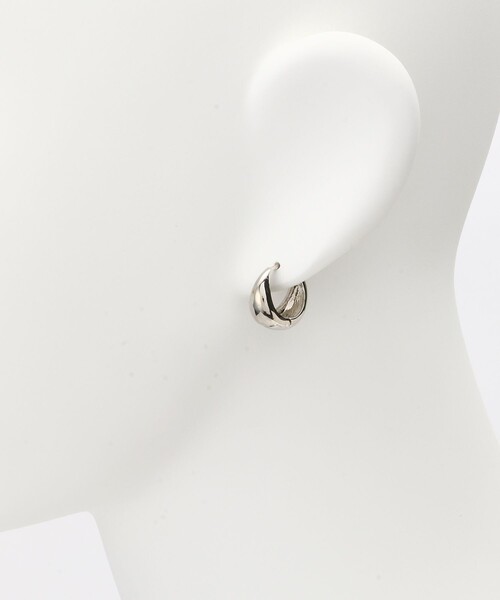 FREAK'S STORE(フリークスストア)の「【WEB限定】キャッチレスフープピアス(ピアス(両耳用)・レディース・シルバー/ゴールド/その他9・フリ-)」の4枚目の写真