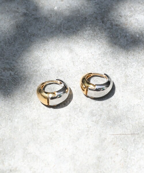 FREAK'S STORE(フリークスストア)の「【WEB限定】キャッチレスフープピアス(ピアス(両耳用)・レディース・シルバー/ゴールド/その他9・フリ-)」の14枚目の写真