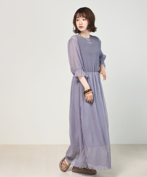 RETRO GIRL（レトロガール）の「【セットアイテム】ビスチェSETプリーツワンピ（ワンピース・レディース・ブラック/ブルー/ホワイト系その他・FREE）」の19枚目の写真