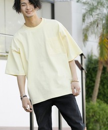 10.2ozヘビーウェイト ルーズシルエット ポケット Tシャツ