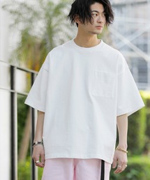 10.2ozヘビーウェイト ルーズシルエット ポケット Tシャツ
