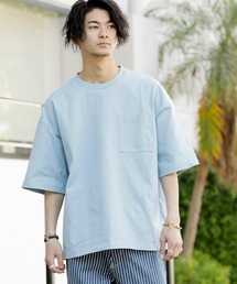Beno | 10.2ozヘビーウェイト ルーズシルエット ポケット Tシャツ(Tシャツ/カットソー)