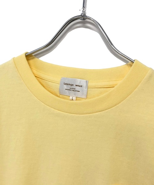 Beno（ビーノ）の「10.2ozヘビーウェイト ルーズシルエット ポケット Tシャツ（Tシャツ/カットソー・メンズ・ブラック/オフホワイト/サックスブルー/アイボリー/ヘザーグレー/ラベンダー/オートミール/ライトイエロー/スモークピンク/グレイッシュベージュ・M/L/XL）」の12枚目の写真