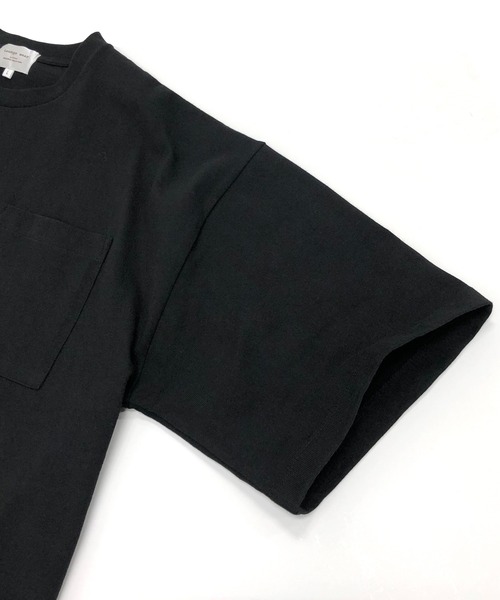 Beno（ビーノ）の「10.2ozヘビーウェイト ルーズシルエット ポケット Tシャツ（Tシャツ/カットソー・メンズ・ブラック/オフホワイト/サックスブルー/アイボリー/ヘザーグレー/ラベンダー/オートミール/ライトイエロー/スモークピンク/グレイッシュベージュ・M/L/XL）」の14枚目の写真