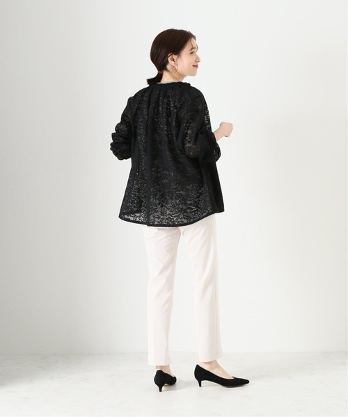 La TOTALITE（ラトータリテ）の「レース ブルゾン◆【手洗い可能】（ブルゾン・レディース・ホワイト/ブラック・FREE）」の11枚目の写真