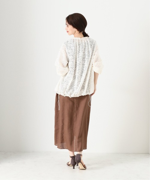 La TOTALITE（ラトータリテ）の「レース ブルゾン◆【手洗い可能】（ブルゾン・レディース・ホワイト/ブラック・FREE）」の18枚目の写真