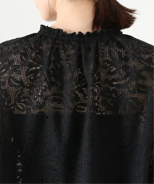 La TOTALITE（ラトータリテ）の「レース ブルゾン◆【手洗い可能】（ブルゾン・レディース・ホワイト/ブラック・FREE）」の12枚目の写真