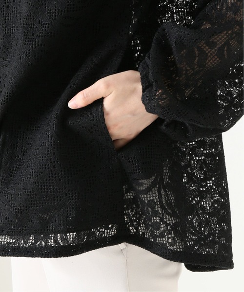 La TOTALITE（ラトータリテ）の「レース ブルゾン◆【手洗い可能】（ブルゾン・レディース・ホワイト/ブラック・FREE）」の19枚目の写真