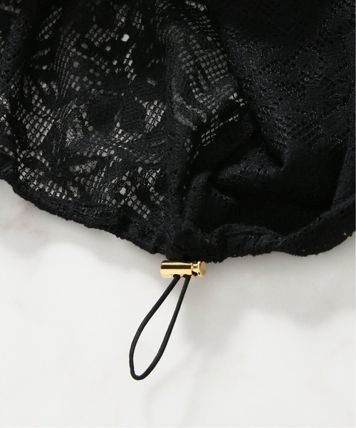 La TOTALITE（ラトータリテ）の「レース ブルゾン◆【手洗い可能】（ブルゾン・レディース・ホワイト/ブラック・FREE）」の9枚目の写真