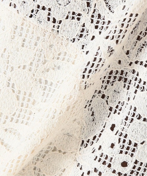 La TOTALITE（ラトータリテ）の「レース ブルゾン◆【手洗い可能】（ブルゾン・レディース・ホワイト/ブラック・FREE）」の20枚目の写真