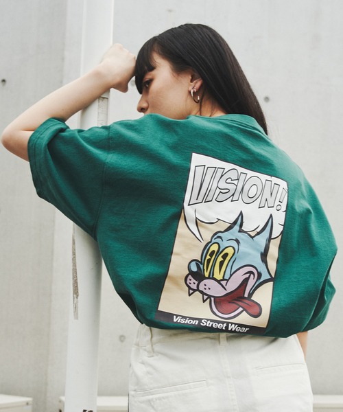 新品 WIND AND SEA ×VISION STREETミントグリーン 半袖 7/29発売｜VISION STREET WEAR × WIND AND SEA collection｜抽選
