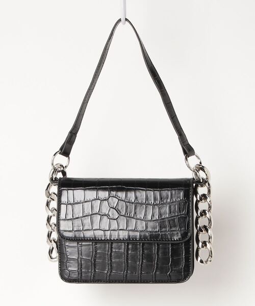 Figments（フィグメンツ）の「クロコ柄2WAYショルダーバッグ（ショルダーバッグ・レディース・ブラック・FREE）」の16枚目の写真