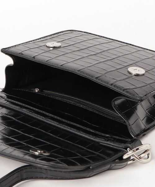 Figments（フィグメンツ）の「クロコ柄2WAYショルダーバッグ（ショルダーバッグ・レディース・ブラック・FREE）」の18枚目の写真