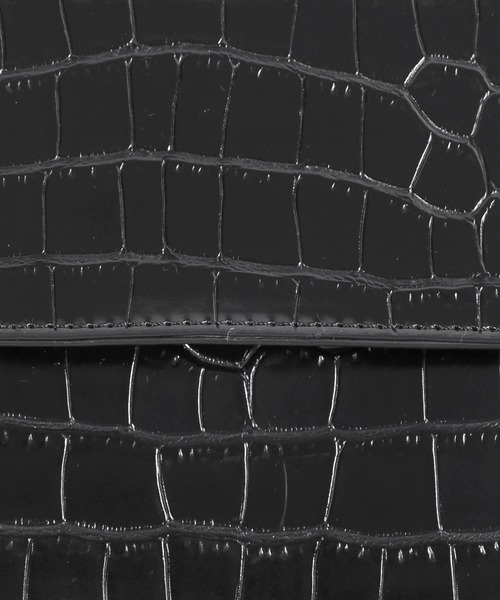 Figments（フィグメンツ）の「クロコ柄2WAYショルダーバッグ（ショルダーバッグ・レディース・ブラック・FREE）」の11枚目の写真