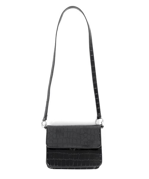 Figments（フィグメンツ）の「クロコ柄2WAYショルダーバッグ（ショルダーバッグ・レディース・ブラック・FREE）」の12枚目の写真