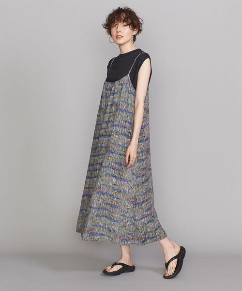 BEAUTY&YOUTH UNITED ARROWS(ビューティーアンドユースユナイテッドアローズ)の「【別注】<TOWN>レーヨンプリント キャミワンピース(ワンピース・レディース・その他1/ホワイト・MEDIUM/SMALL)」の15枚目の写真